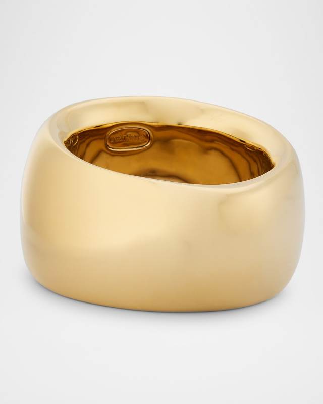 Smooth Horn Bangle Bracelet